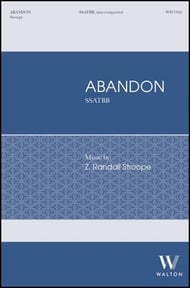 Abandon SSATBB choral sheet music cover Thumbnail